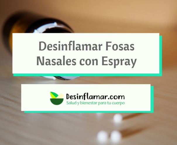 Desinflamar Fosas Nasales con Espray